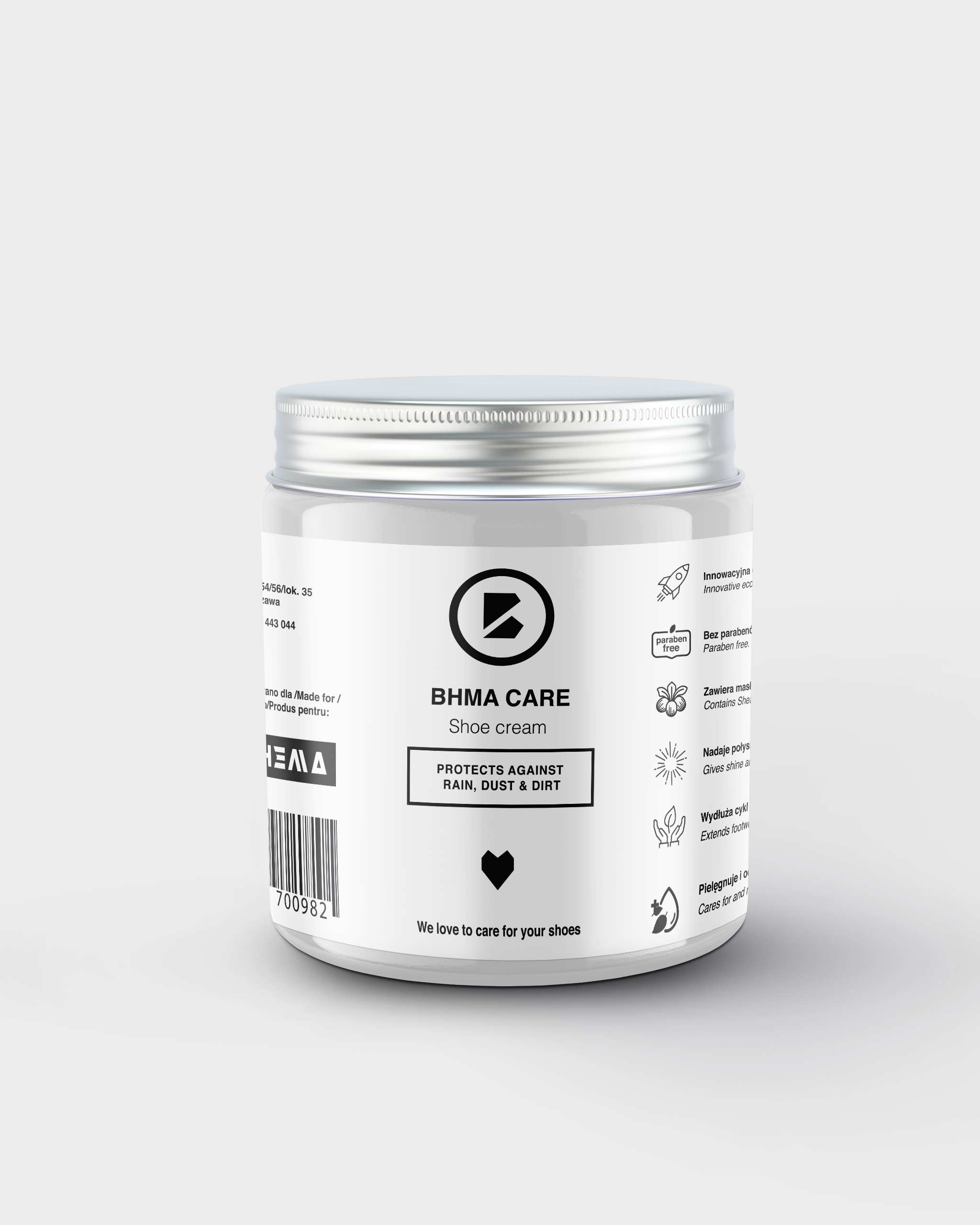 BOHEMA - Care Eco Buty Kremowe, ze skóry roślinnej, polska rodzinna marka