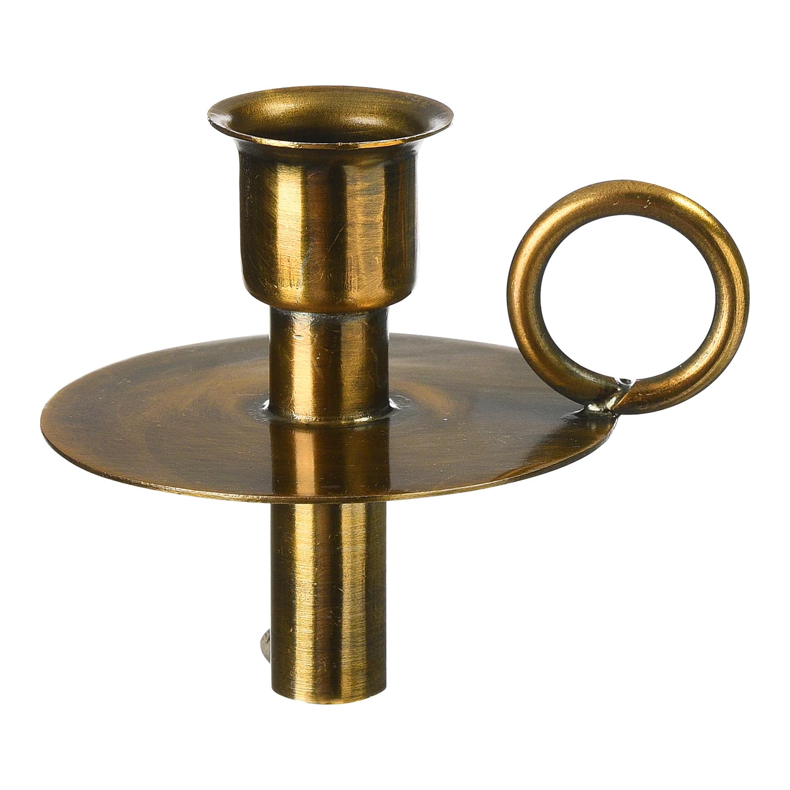 Flaschenaufsatz-Stabkerzenhalter Gold,B 80 x H 80 x T 90 mm