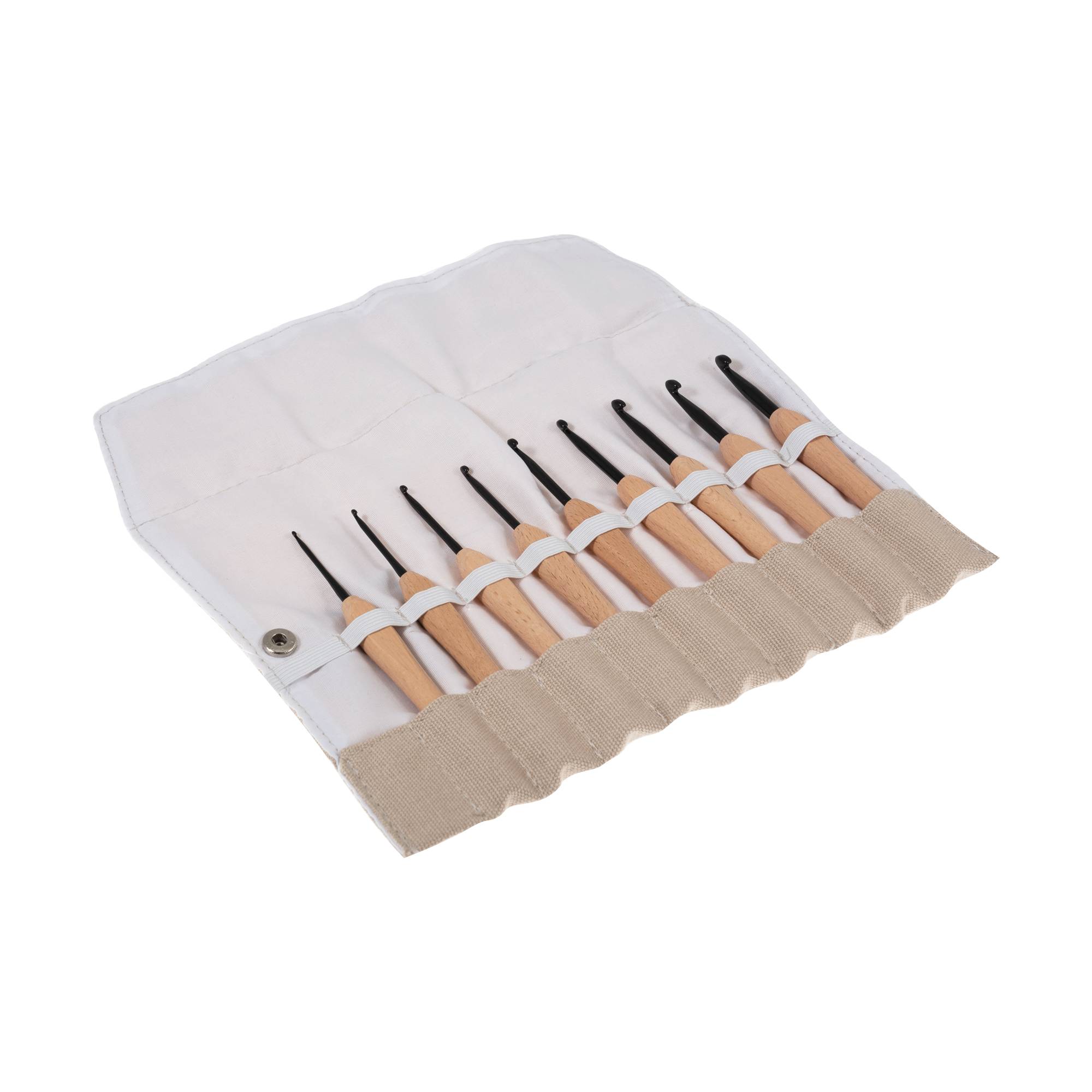 Milward Wooden Handle Crochet Hook Set