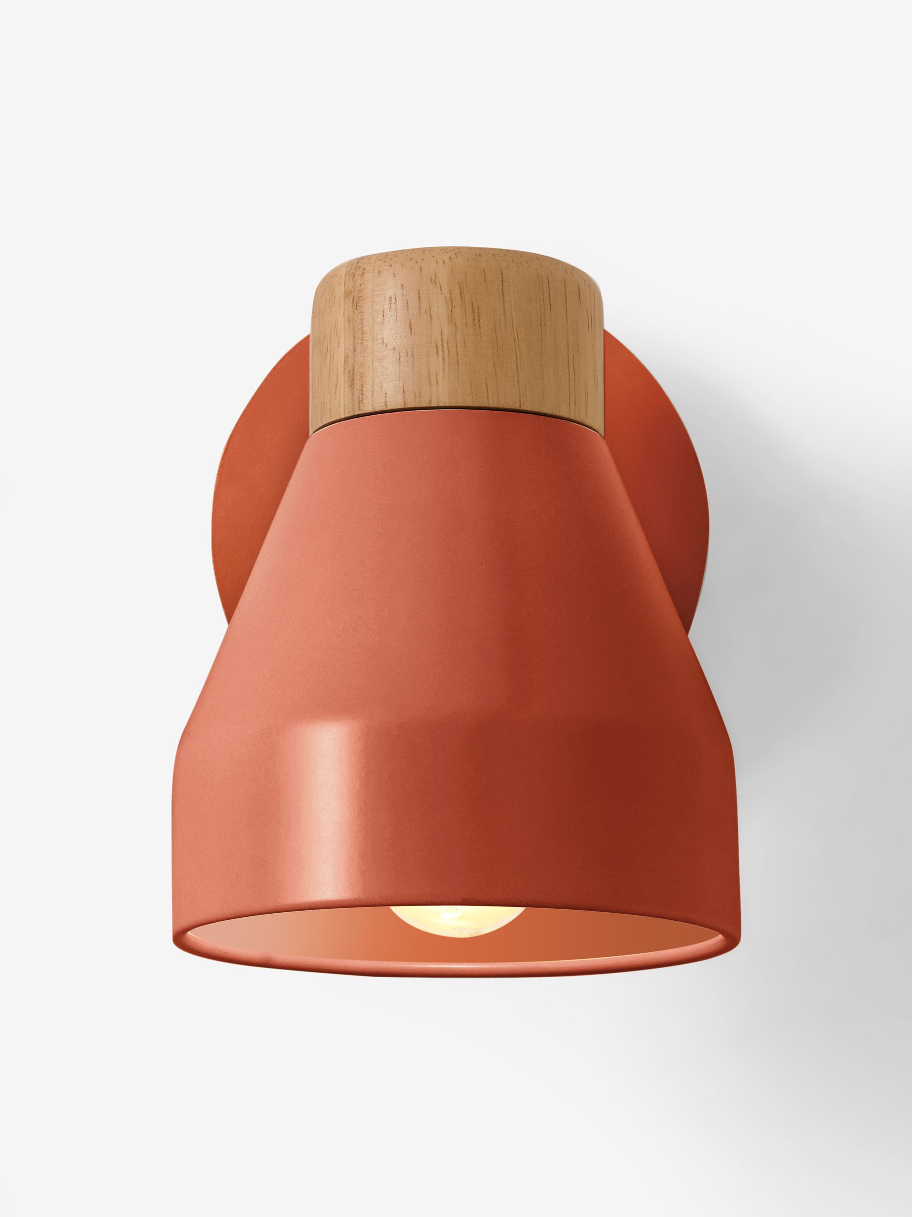 Albert Wall Spotlight in Terracotta
