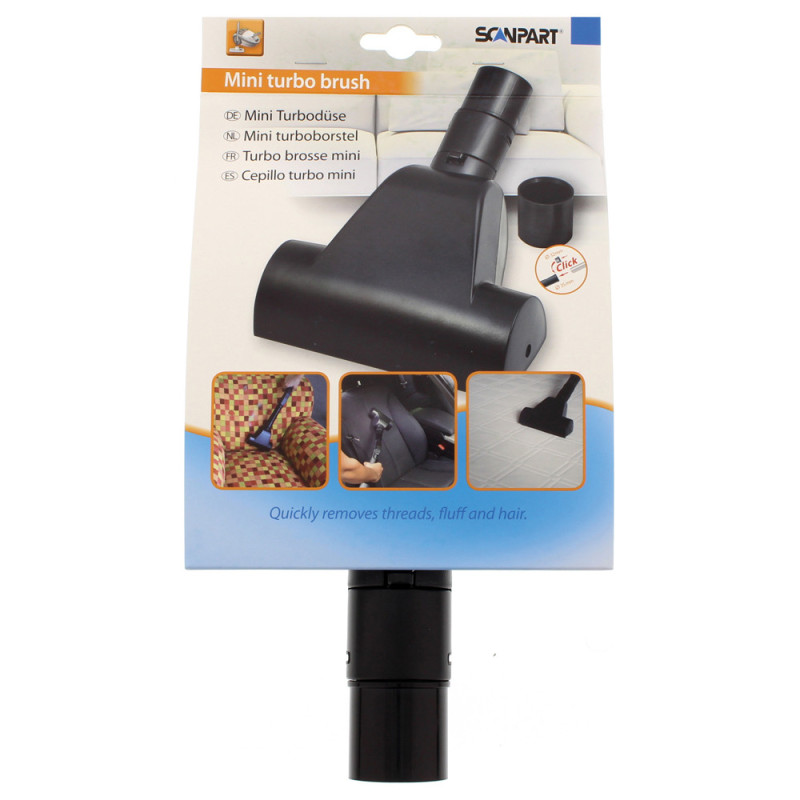 Mini turbobrosse pour aspirateur