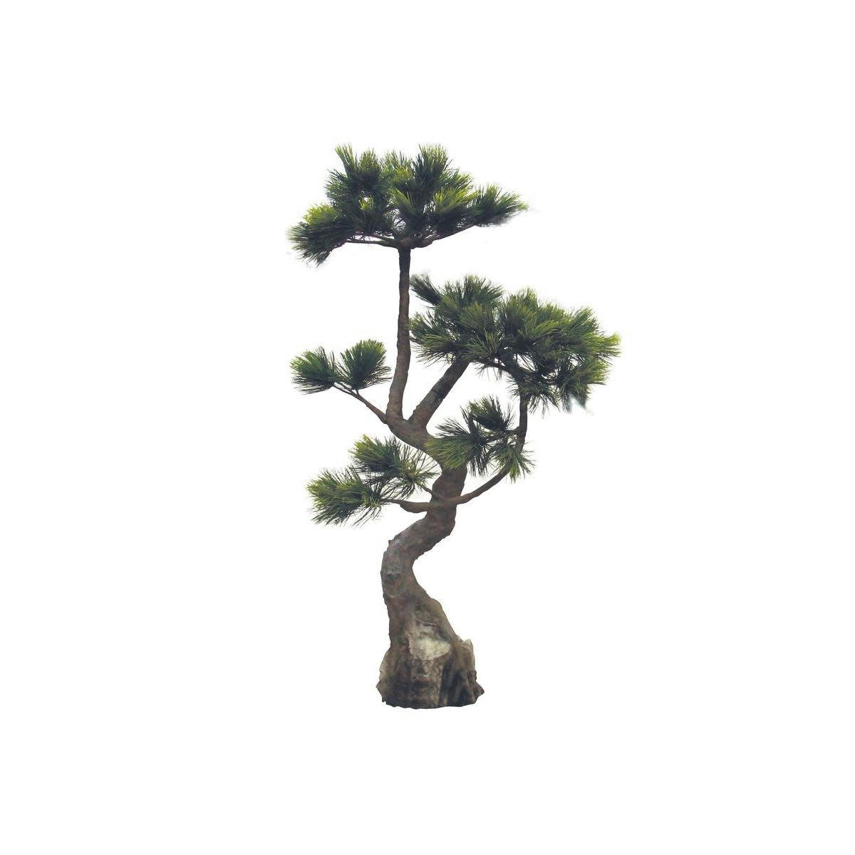PINUS - Pin du Japon artificiel tronc fibre verre et feuille PVC H190cm