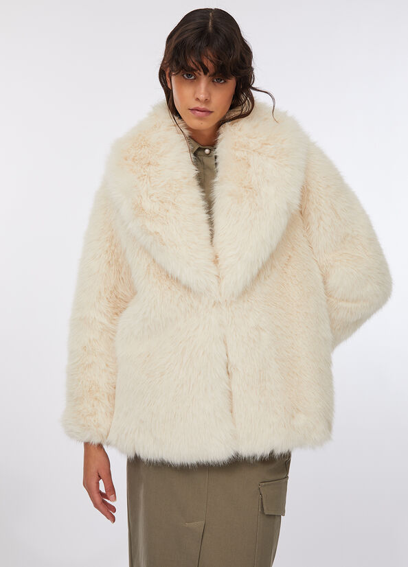 Giacca in pelliccia sintetica