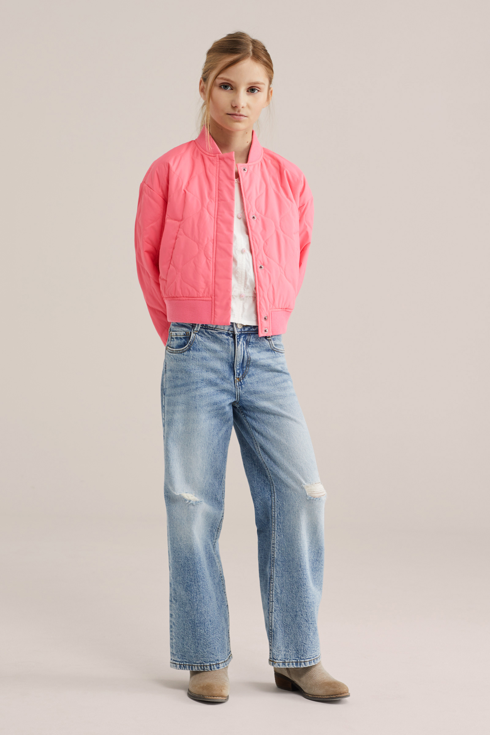 Meisjes oversized bomberjack