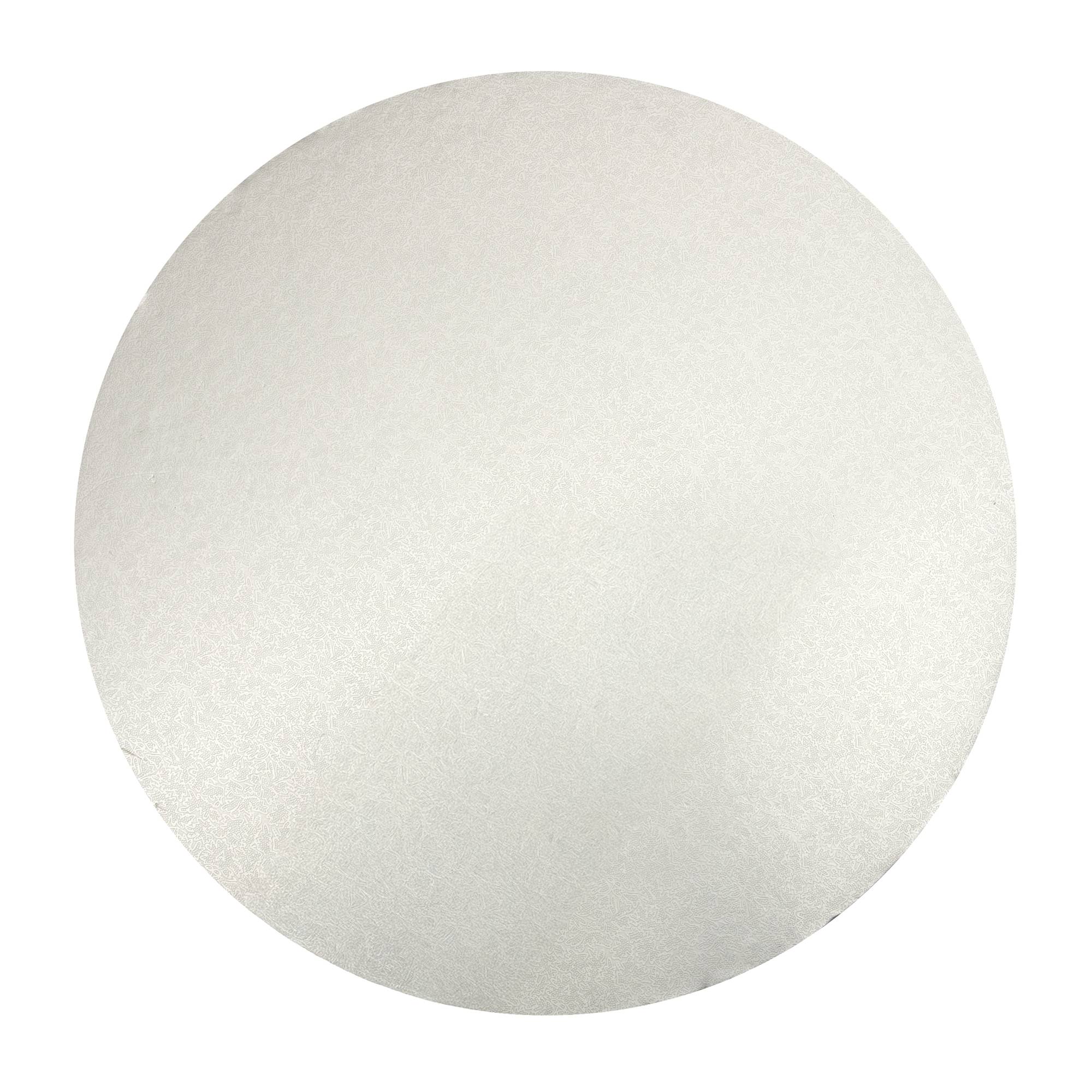 Silver Round Double Thick Card Cake Board 14 Inches