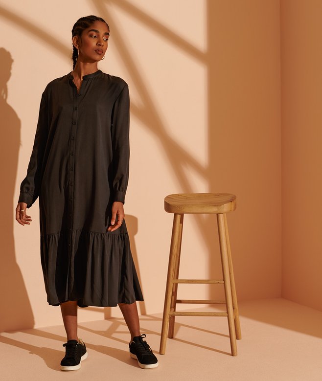 Limited Edition Tiered Shirt Dress