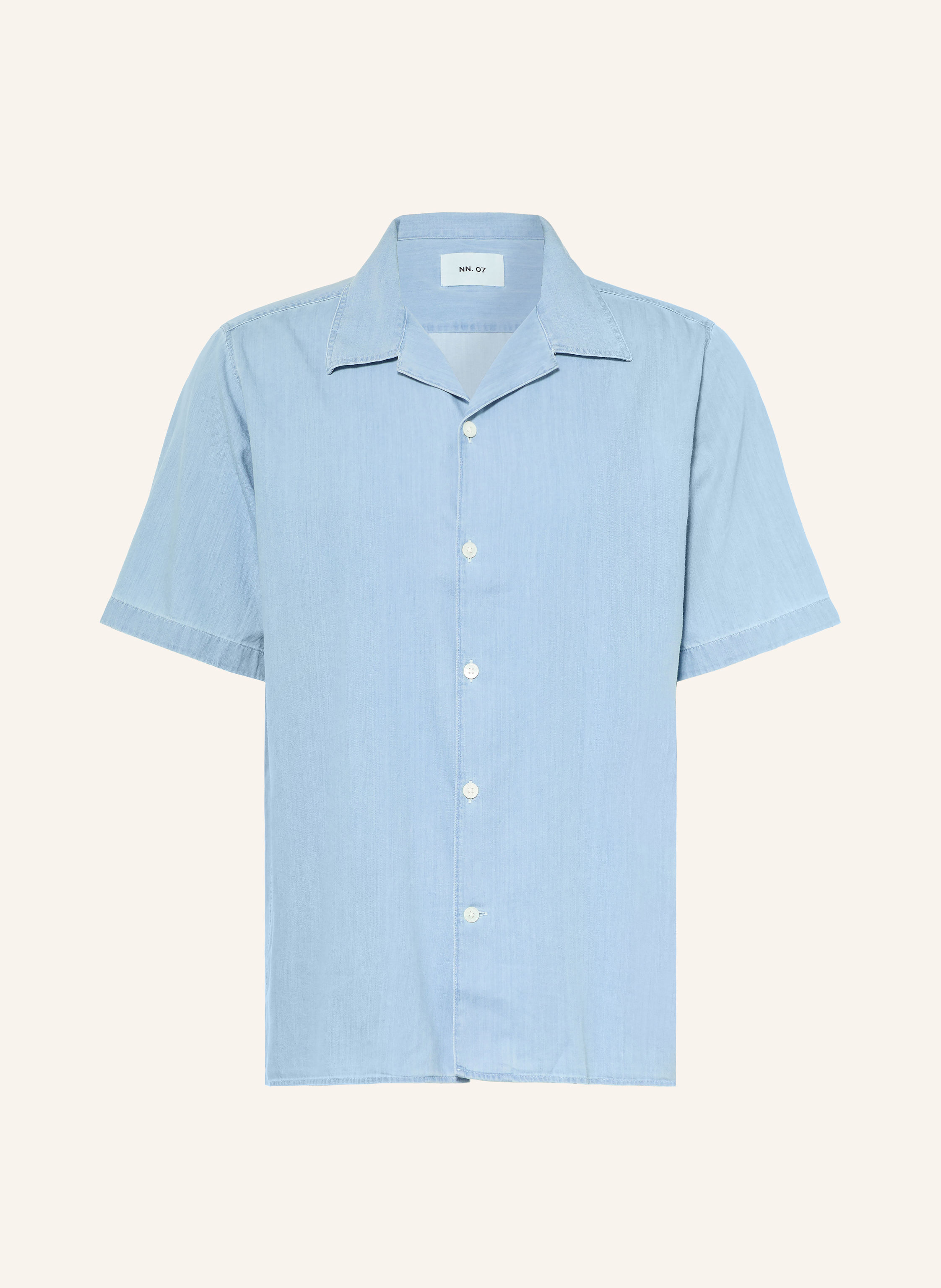 NN.07 Resorthemd JULIO Comfort Fit in Jeansoptik