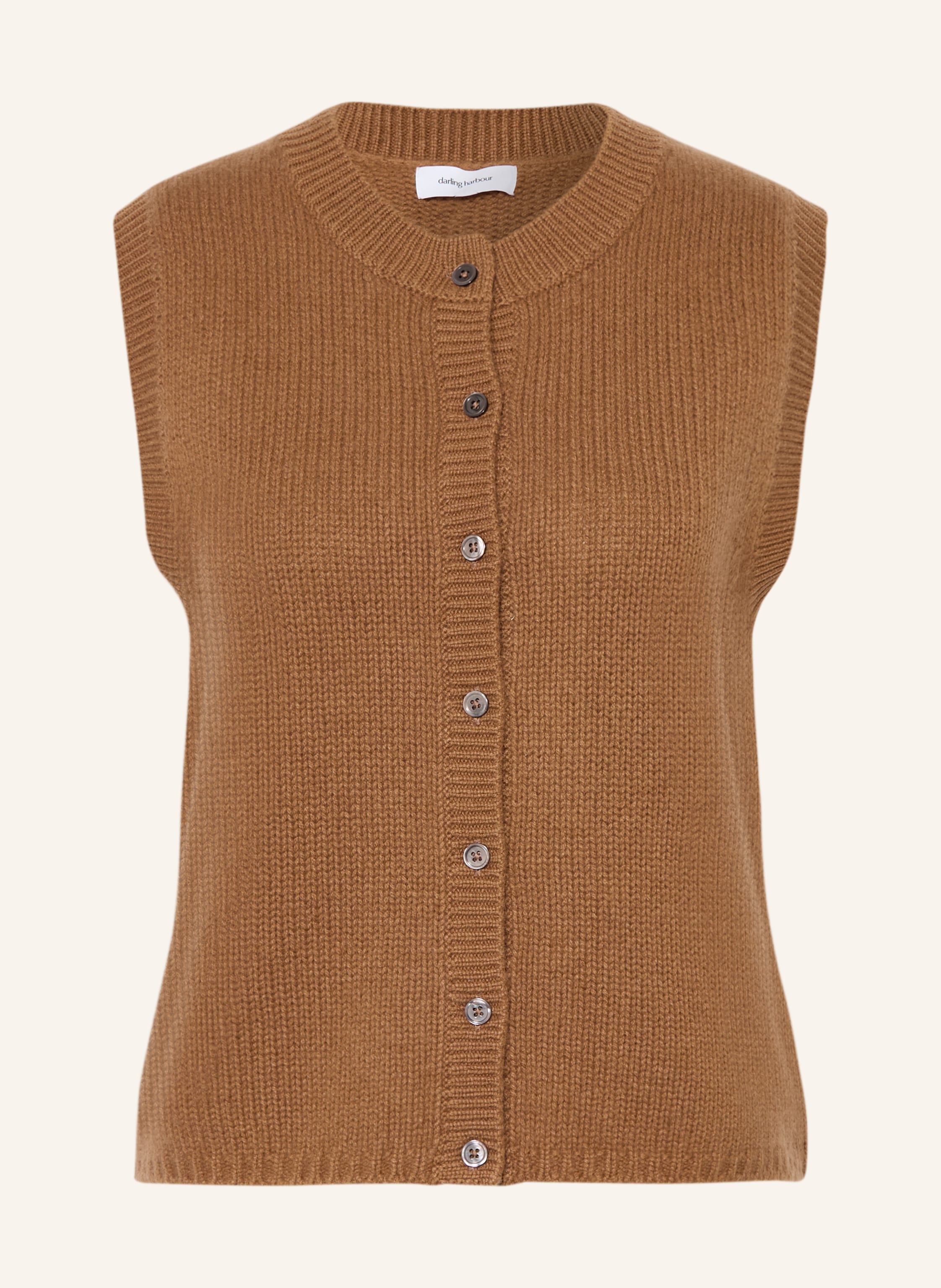 darling harbour Strickweste aus Cashmere