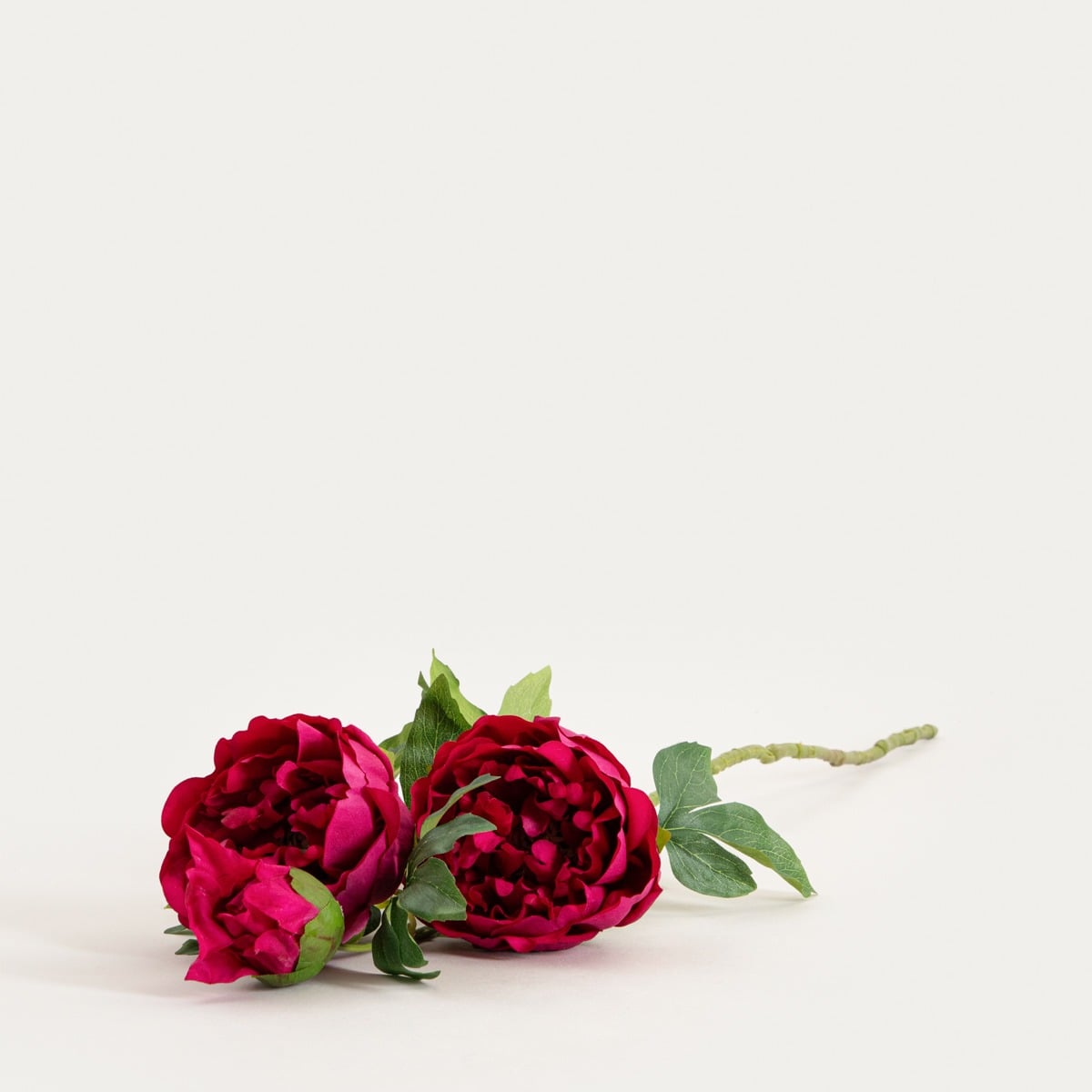 Roślina sztuczna PAEONIA piwonie ciemnoróżowe 81 cm