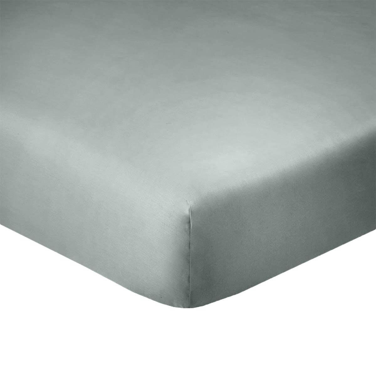 UNI BP - Taie d'oreiller percale de coton lavé marron 65x65 cm