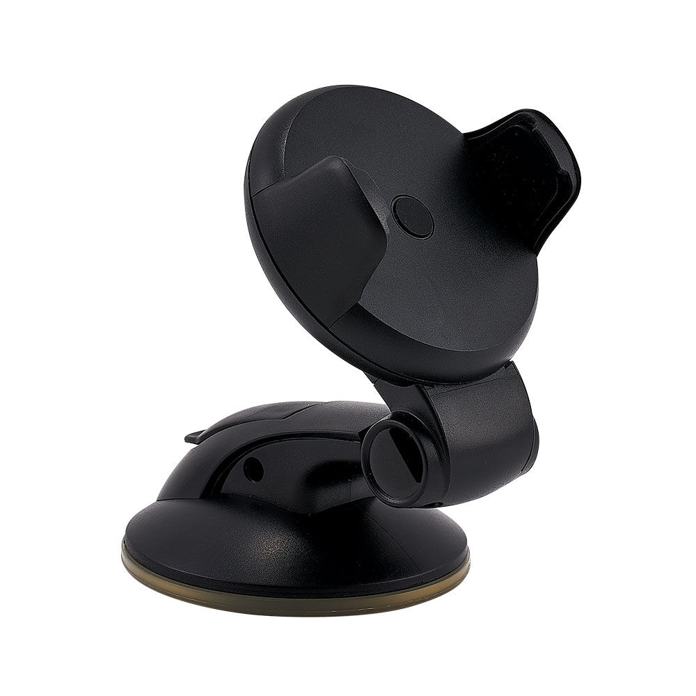 Support téléphone à ventouse articulé noir