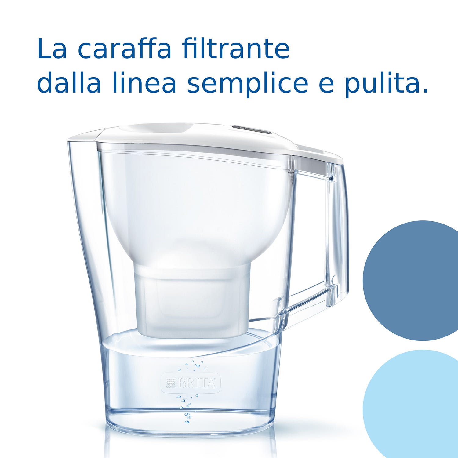 Caraffa filtrante Aluna 2,4 L Brita con filtro