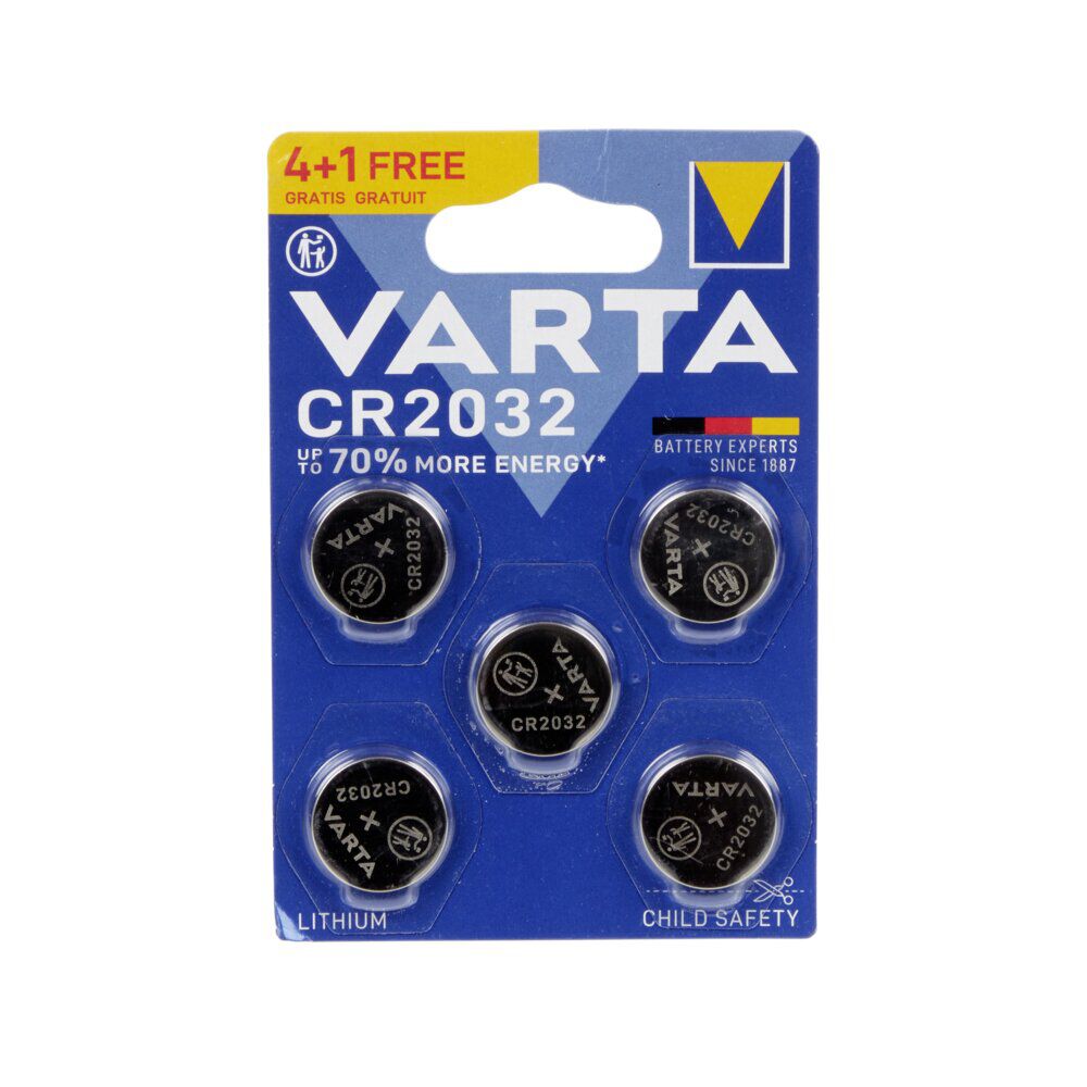 Pile bouton lithium CR2032 Energizer x4   1 gratuite