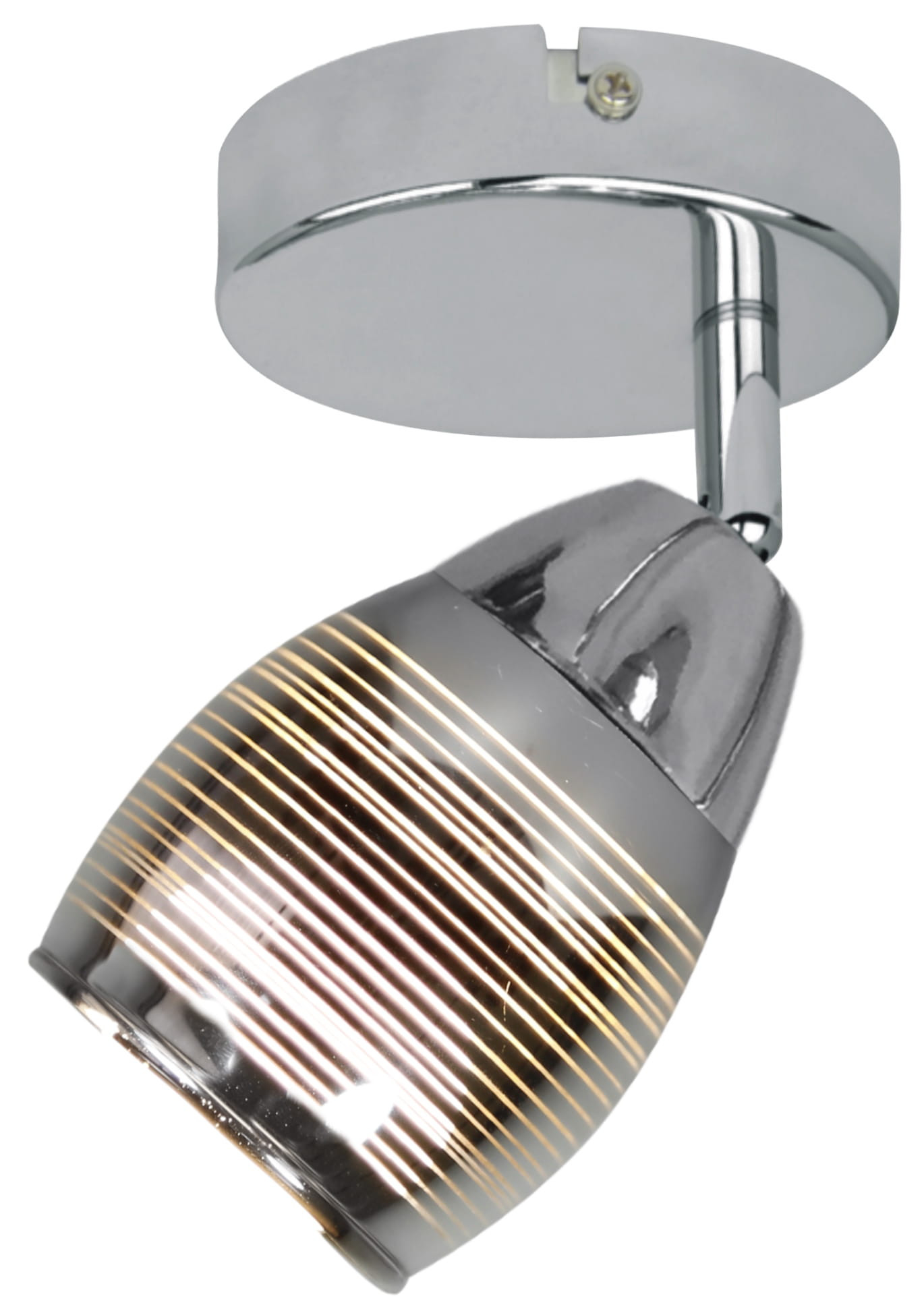 Kinkiet chromowany MILTON 1xE14x10W wym:12x16x8cm IP20 Candellux