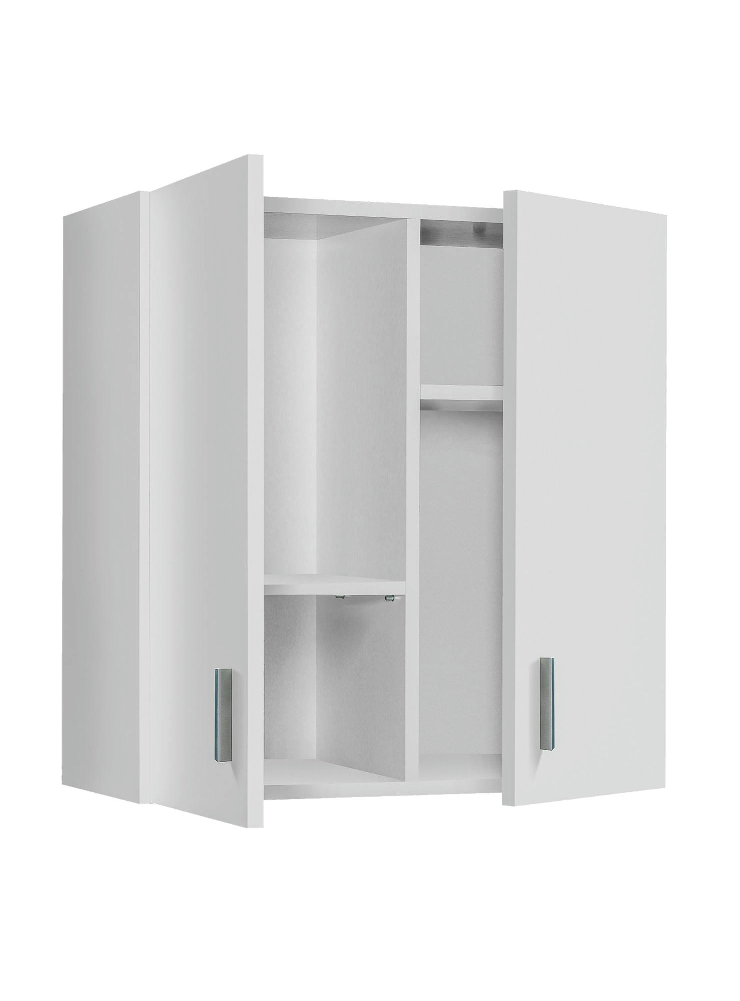 DETROIT - Armoire effet bois blanc