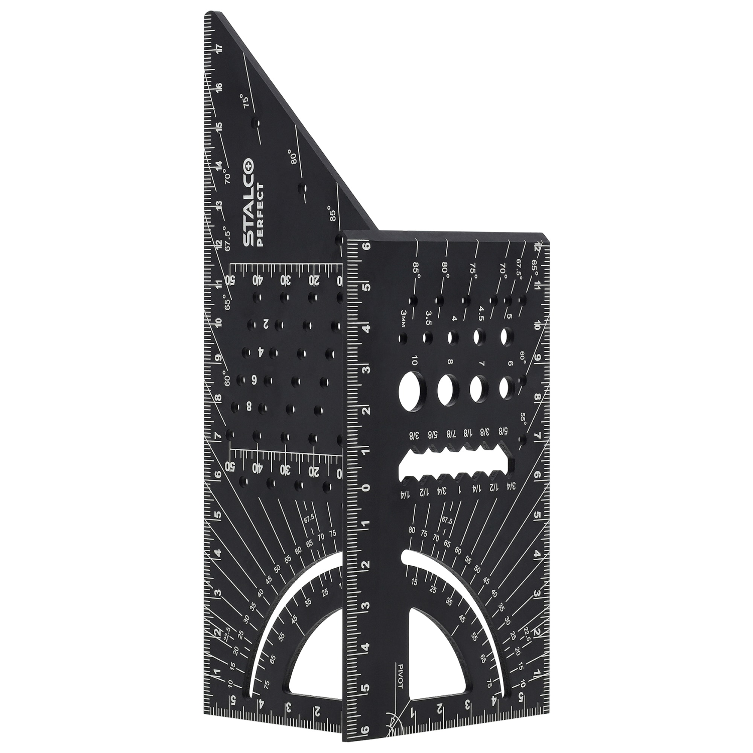 Uniwersalny kątownik japoński 3D Aluminiowy STALCO PERFECT S010417416 STALCO PERFECT S010417416