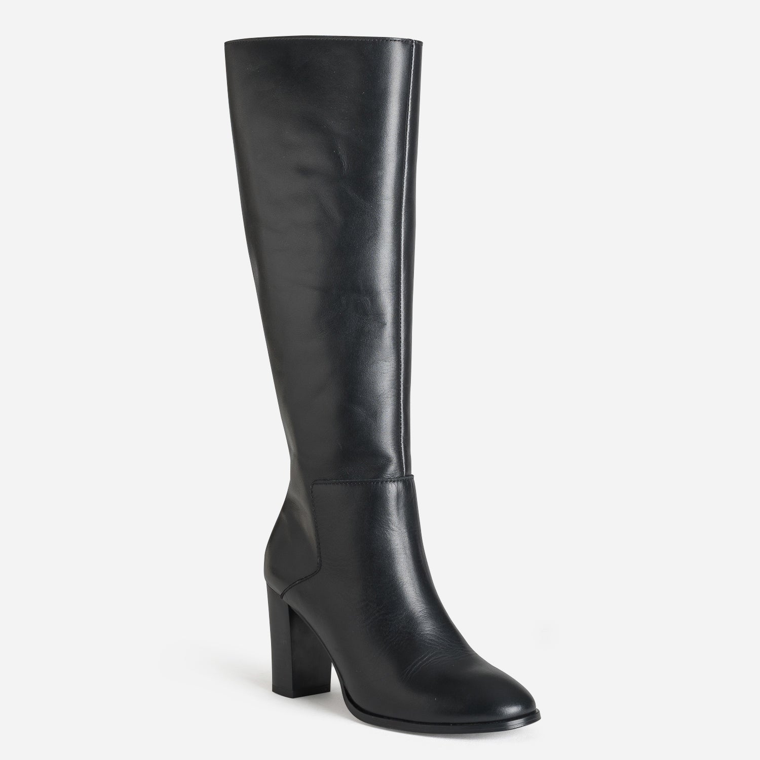 Botte à talon noire