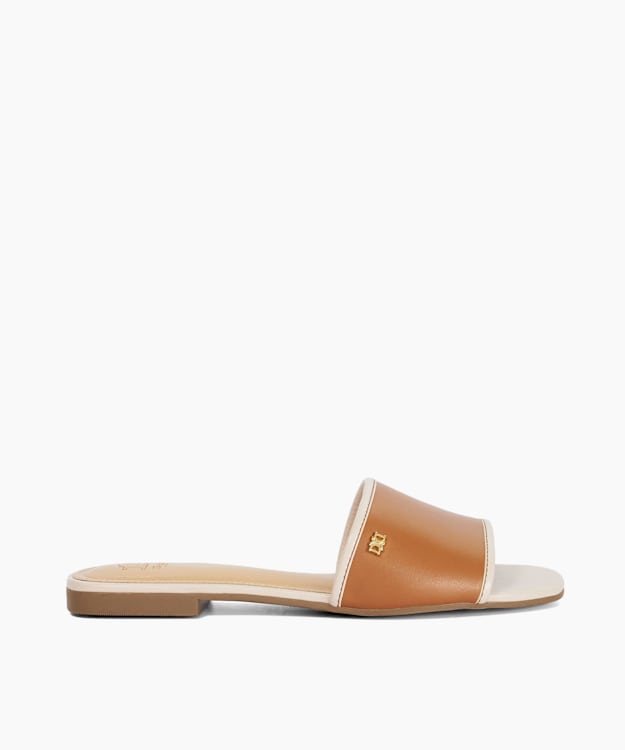 Laras Tan - Leather Mules