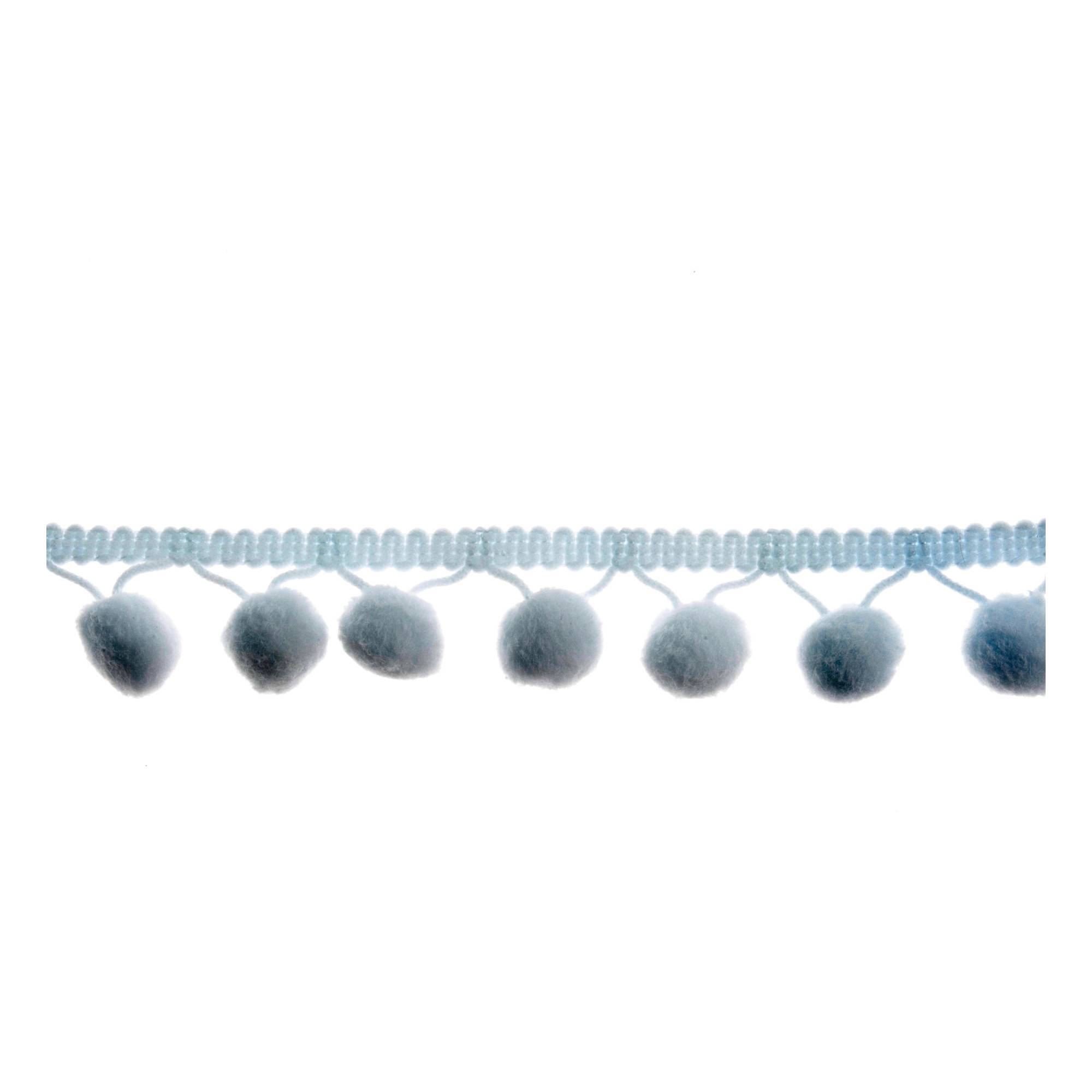 Light Blue 20mm Pom Pom Trim by the Metre