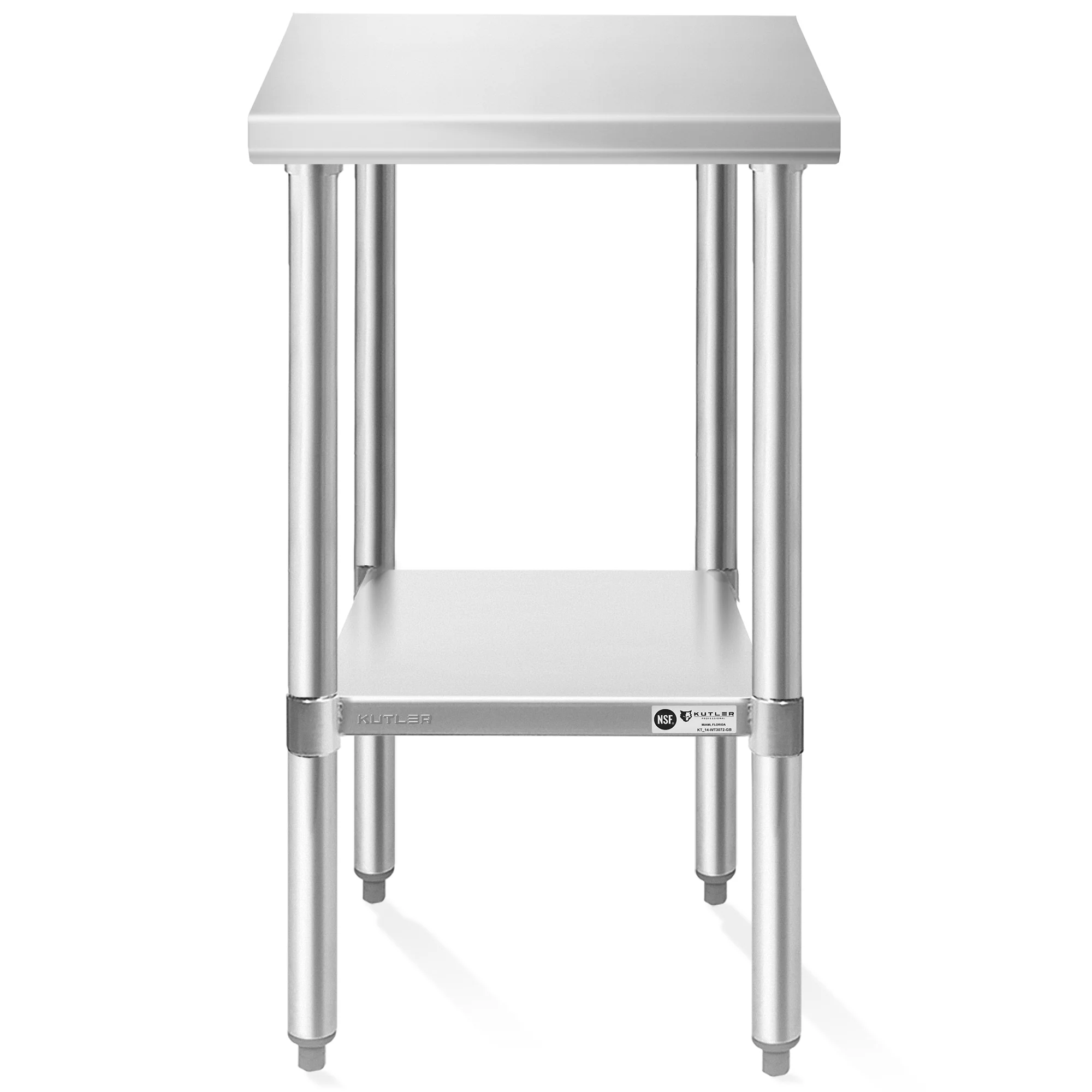 24 x 18in NSF Commercial Stainless Steel Table for Kitchen Prep Work - 24 x 18
