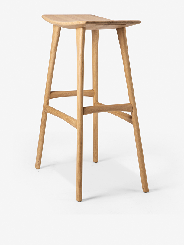Tabouret haut osso - ethnicraft chene clair