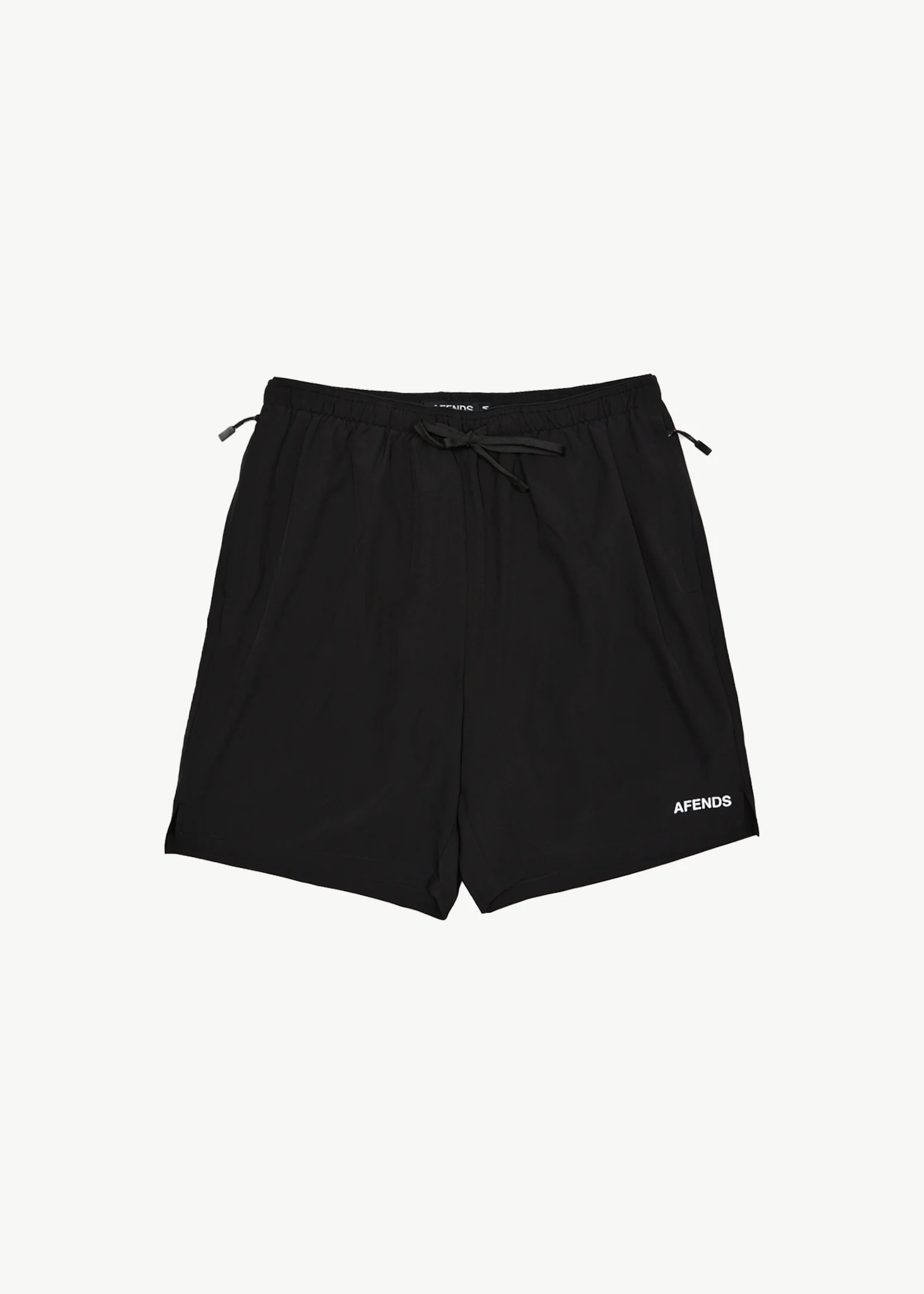 AFENDS Mens Kettle-Ish - Performance Short 18 - Black