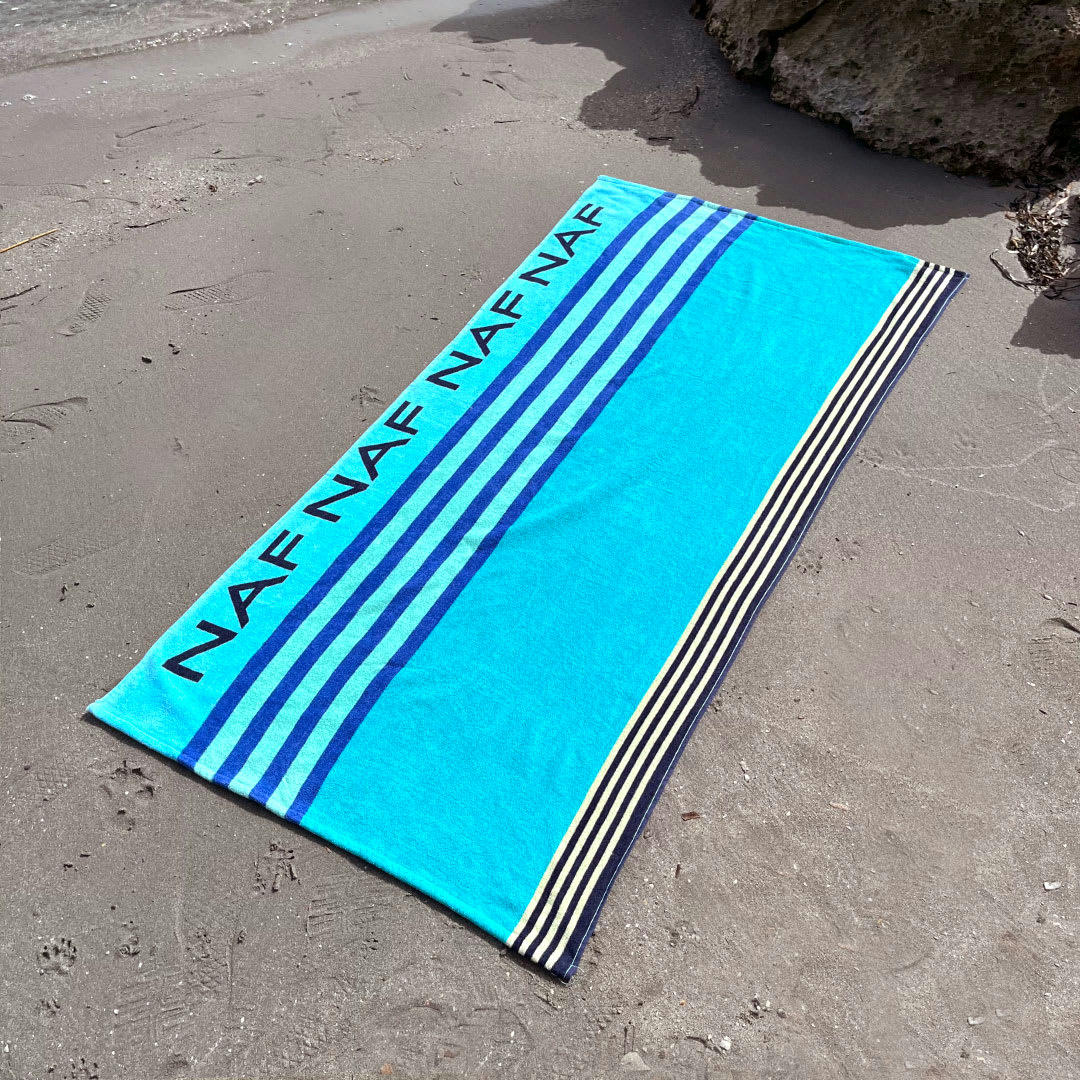 - Serviette de plage 80x160 cm bleu