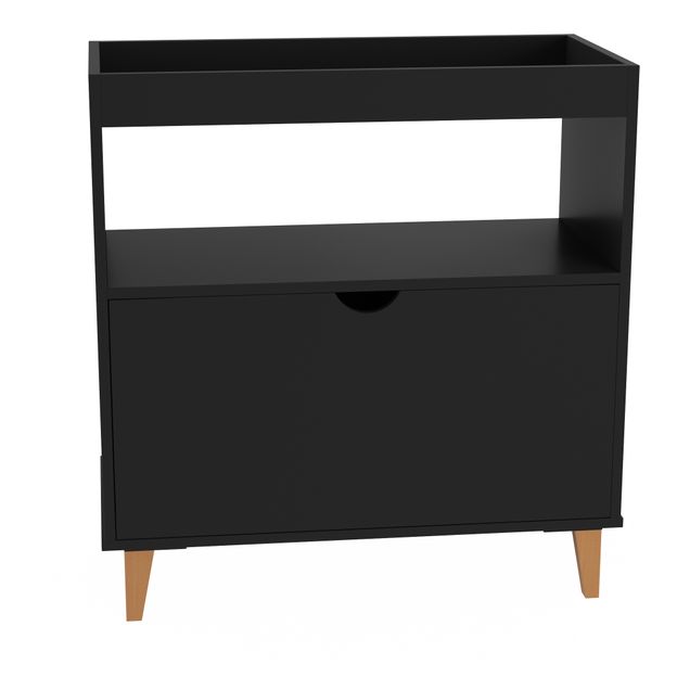 APARADOR 1 PORTA BASCULANTE 76 CM X 37 CM LIN