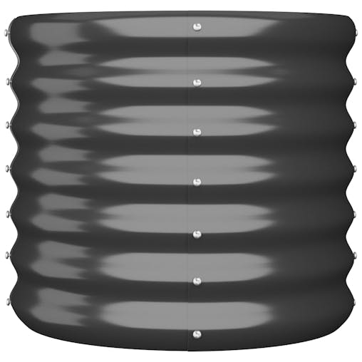 NNEVL Garden Planter Powder-coated Steel 40x40x36 cm Anthracite