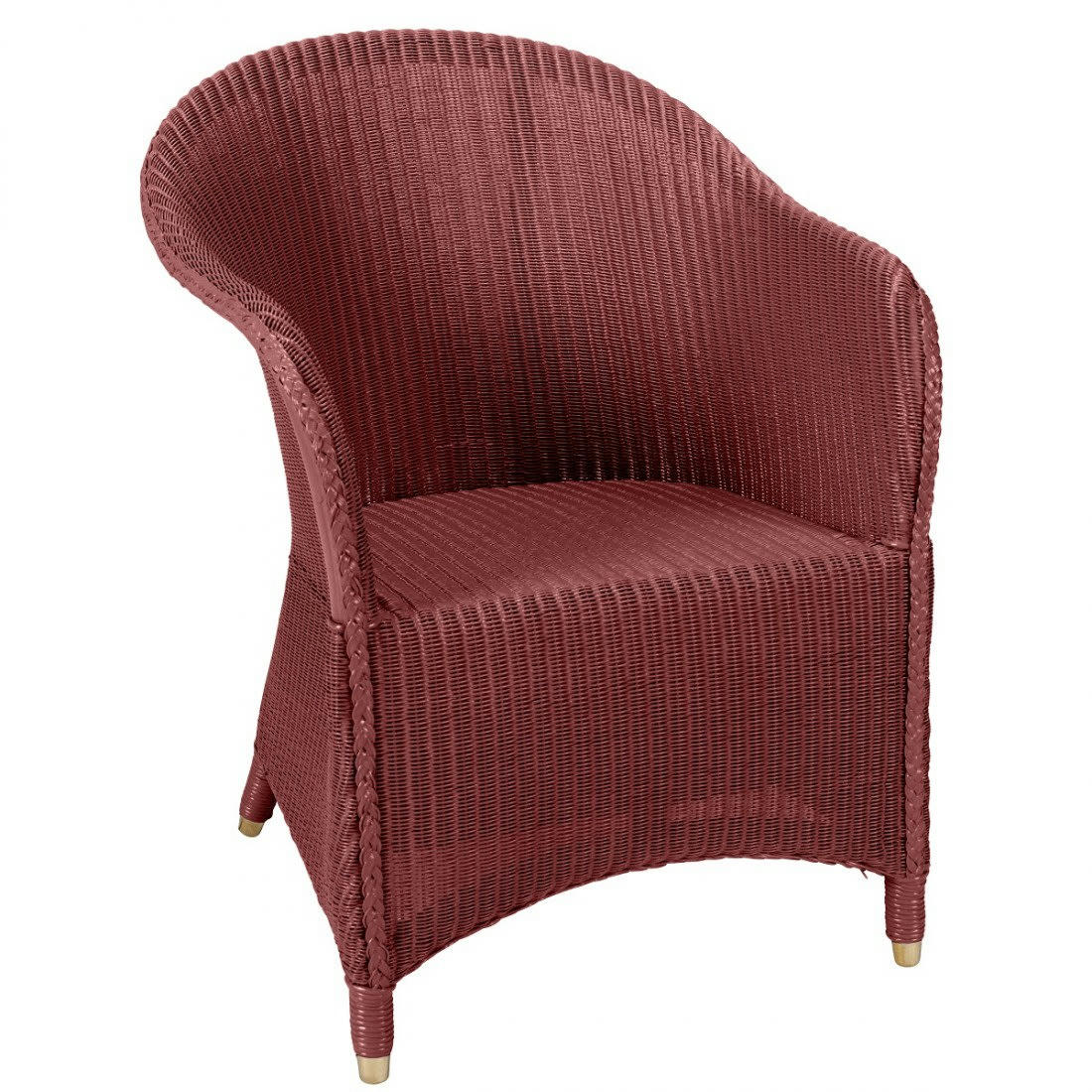 SIDONIE - Fauteuil laqué en Lloyd Loom