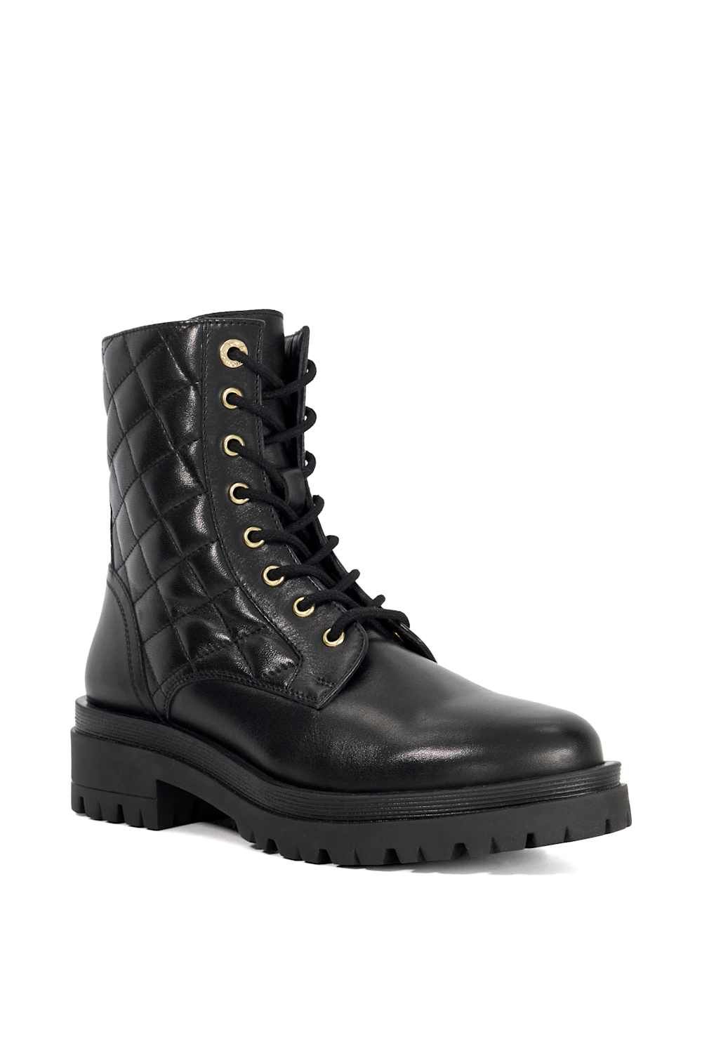 Dune London Pillow' Leather Ankle Boots