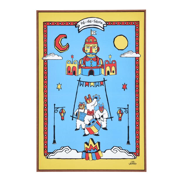 QUADRO 45 CM X 30 CM PÉ-DE-SERRA