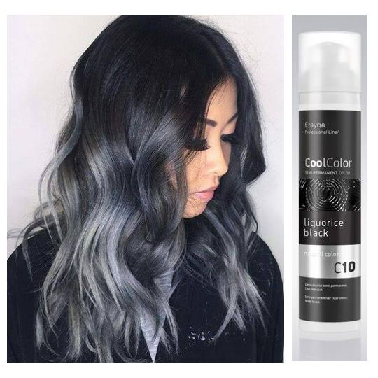 Erayba CoolColor Semi-Permanent Hair Dye 100ml - Black