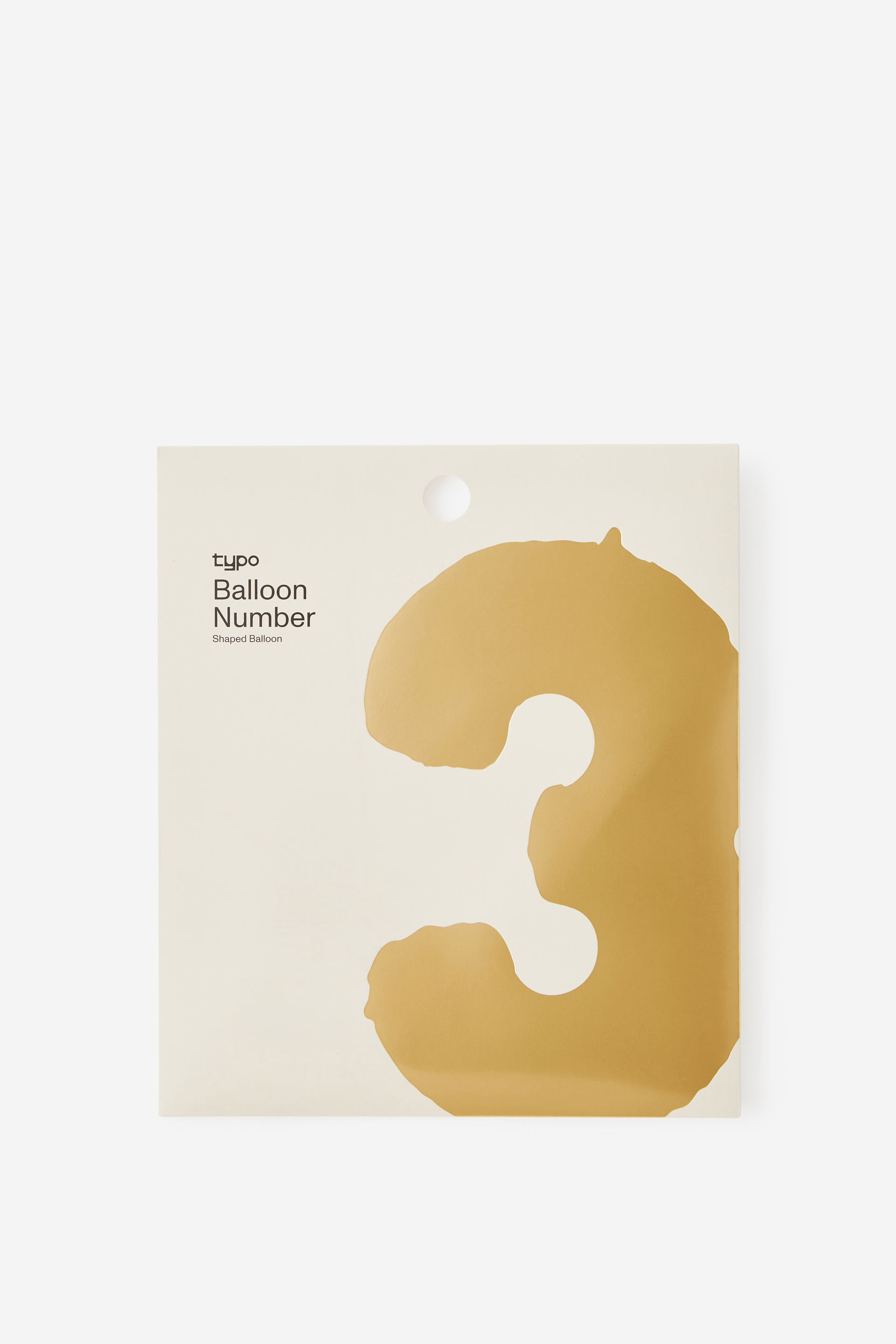 Number 3 Balloon