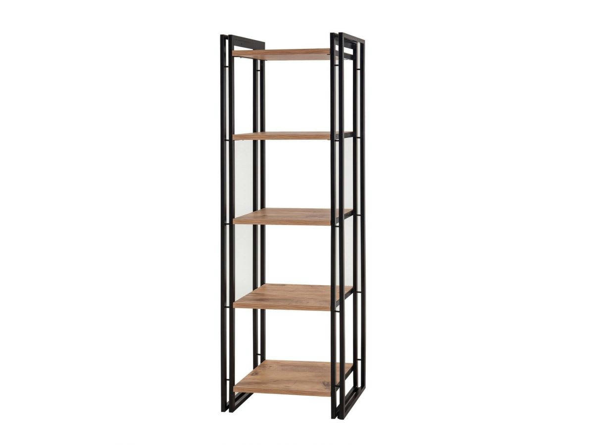 TENGA - TENGA - Bibliothèque Pin Atlantique Noir