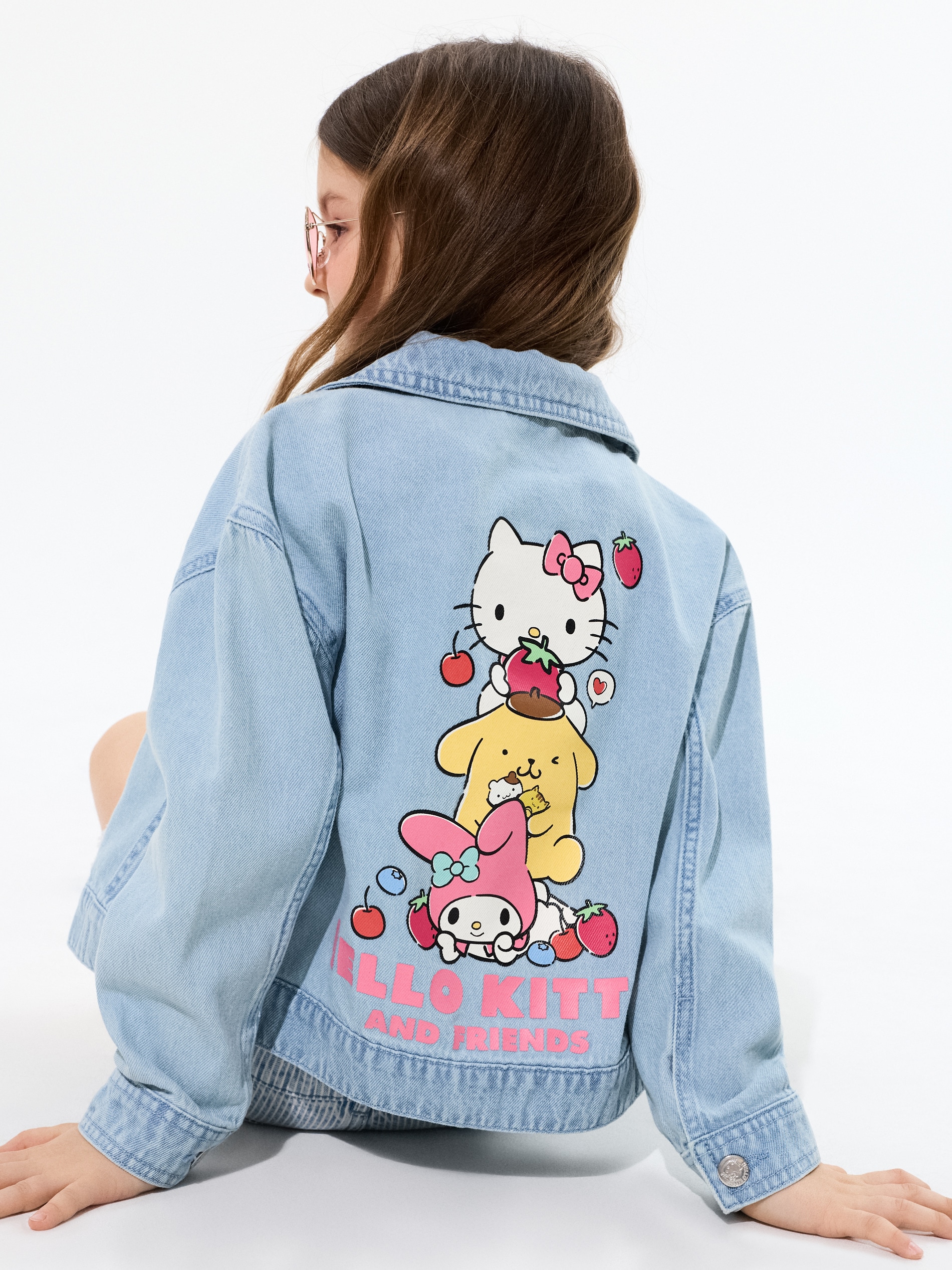 Jeansowa kurtka katana Hello Kitty and Friends