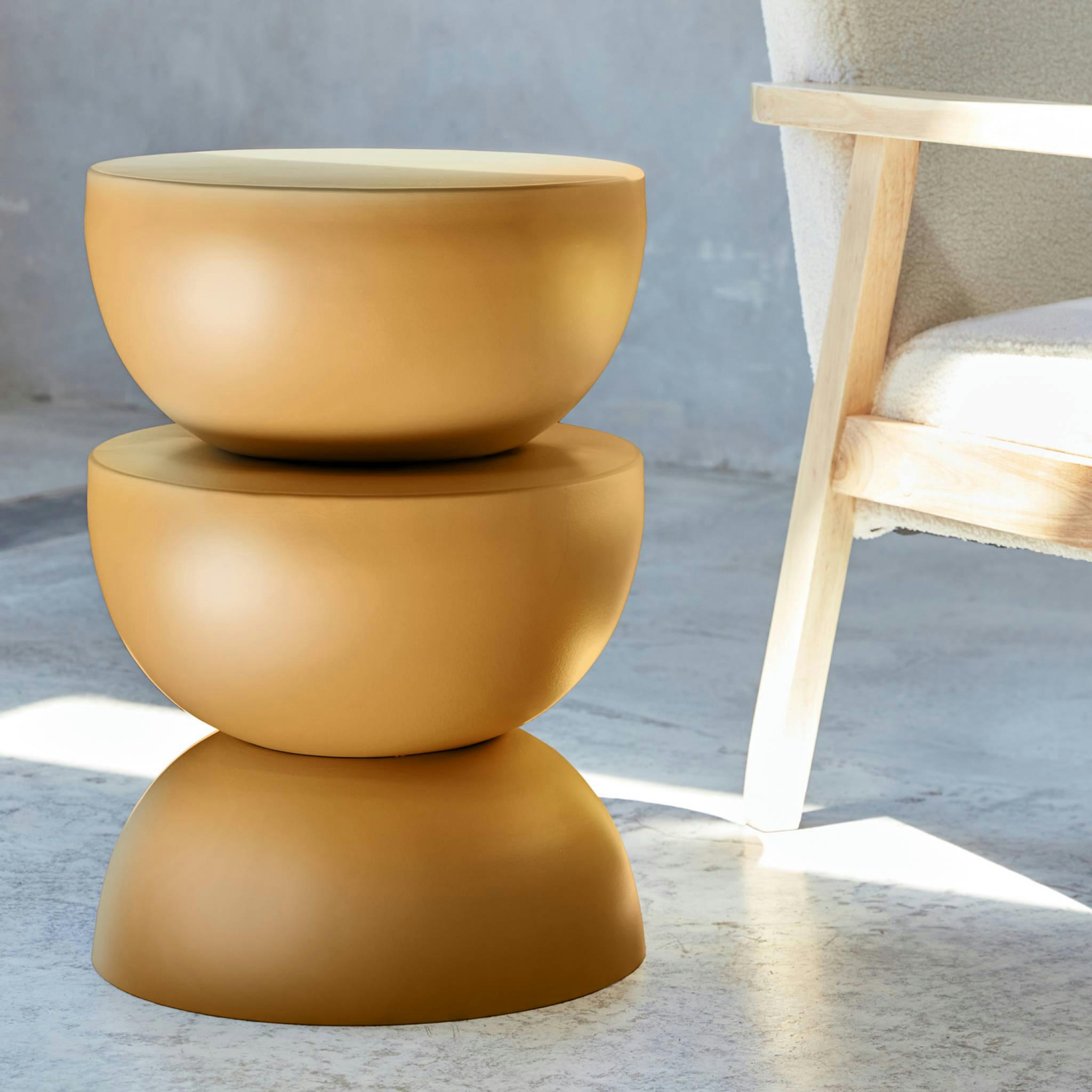 COUMBA - Table d'appoint en métal D32