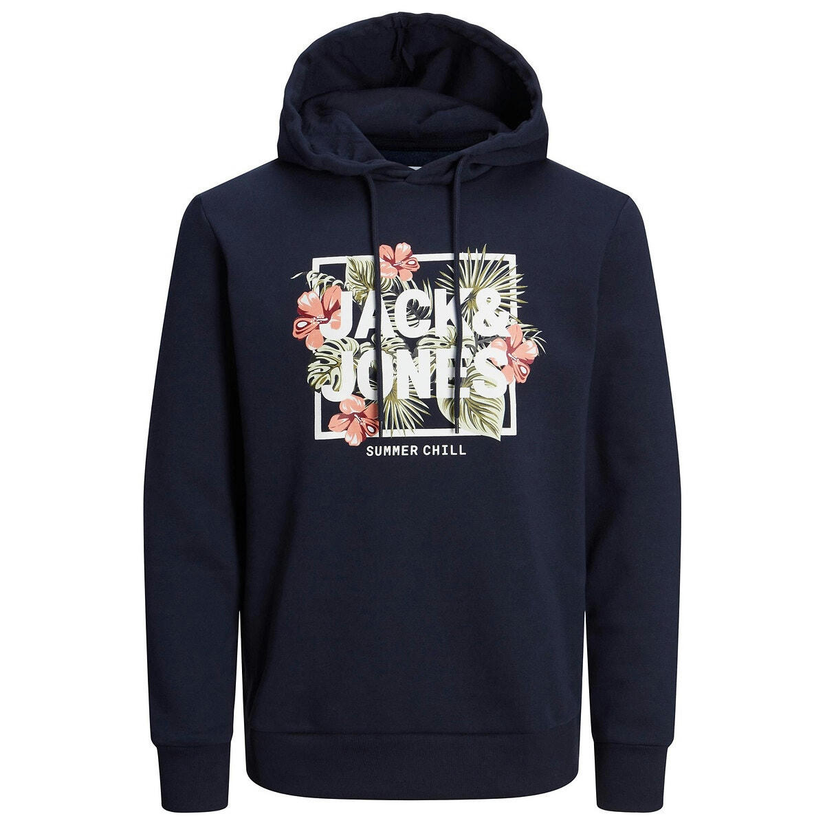 Sweat à capuche imprimé devant