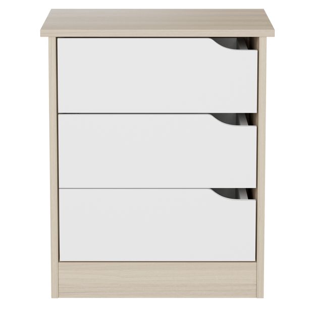 MESA DE CABECEIRA 3 GAVETAS WINK