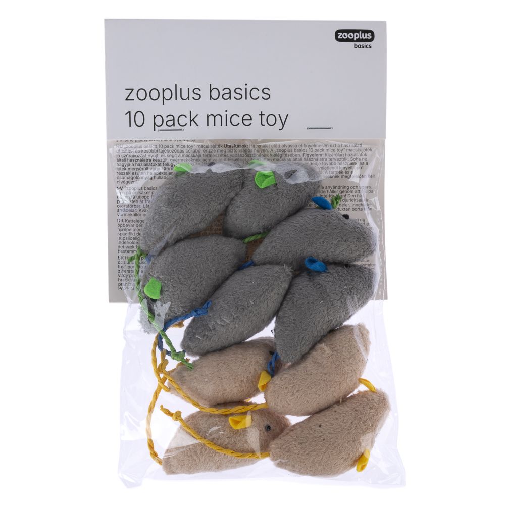 zooplus Basics Mice Cat Toy Set