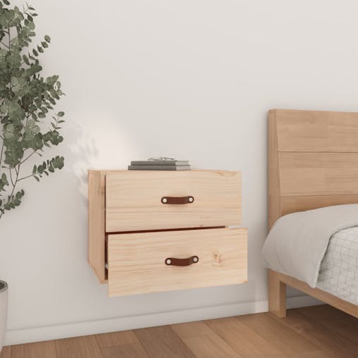 NNEVL Wall-mounted Bedside Cabinets 2 pcs 50x36x40 cm
