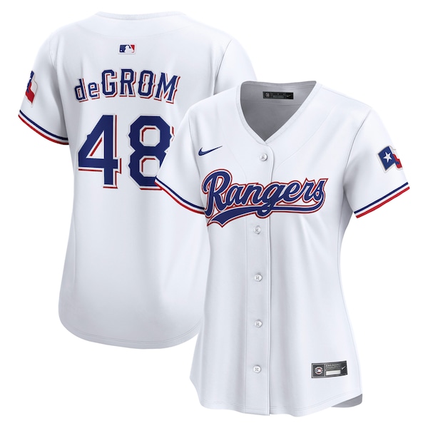 Jacob deGrom Texas Rangers Nike Women's Home Limited Player Jersey - White
