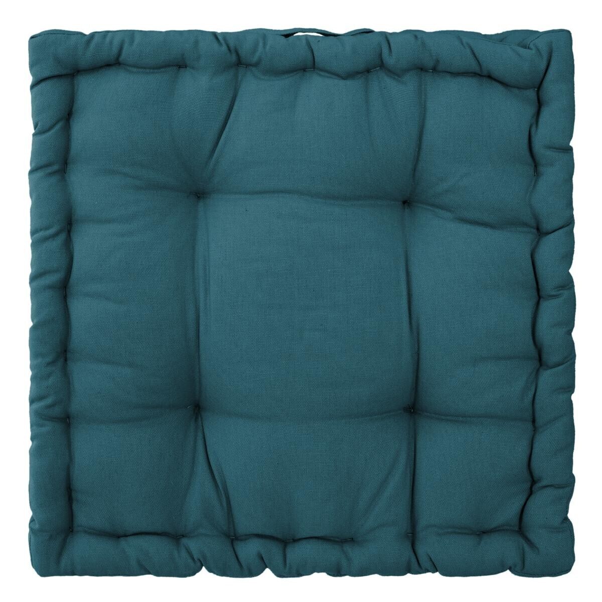 Floor cushion "Otto" Duck blue, 40x40 cm