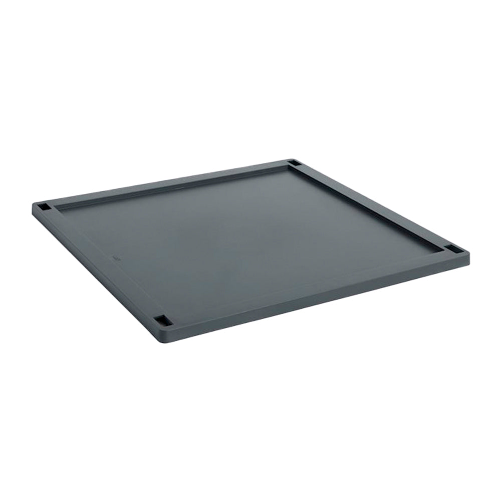 HAY Colour Crates Krat Deksel L - Vierkant - Charcoal