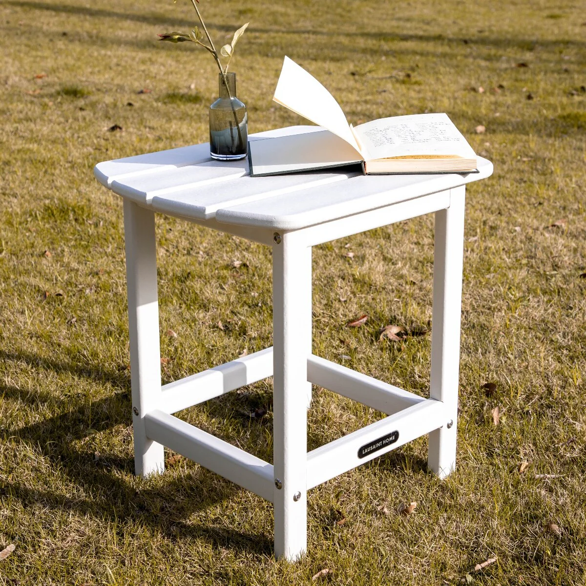 Outdoor Adirondack Side Table Coffee End Table - 18.63*14.73*17.72INCH
