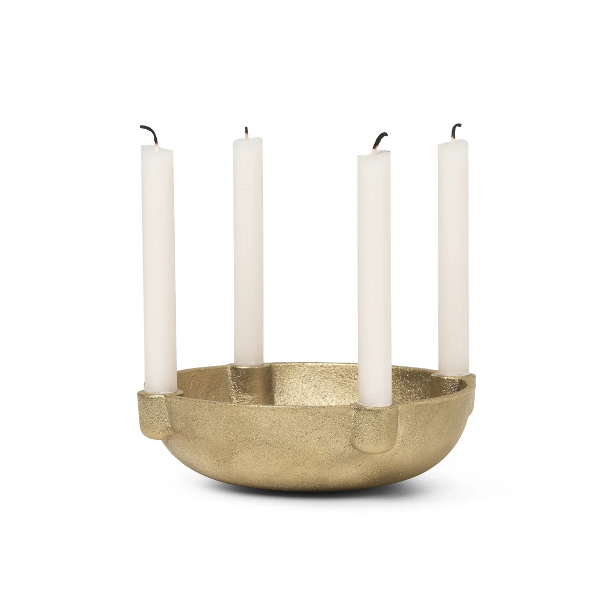Ferm Living - Bowl Messing Kerzenständer