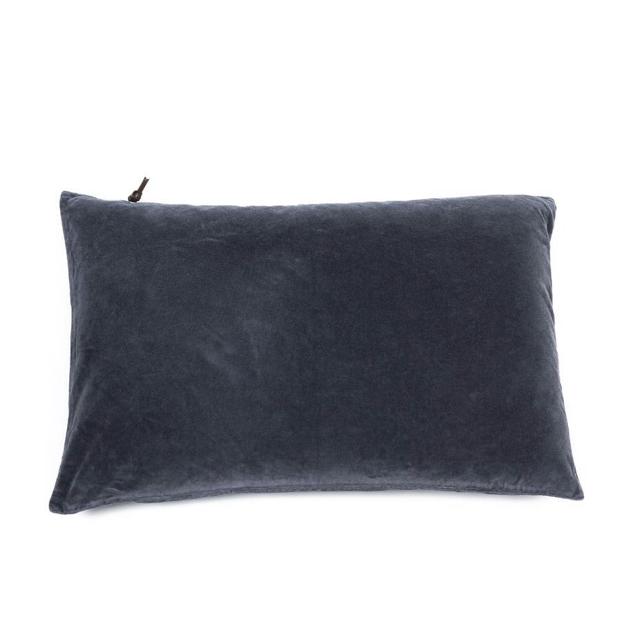 L'ESSENTIEL - Lavage de velours Bleu pierre 40x60