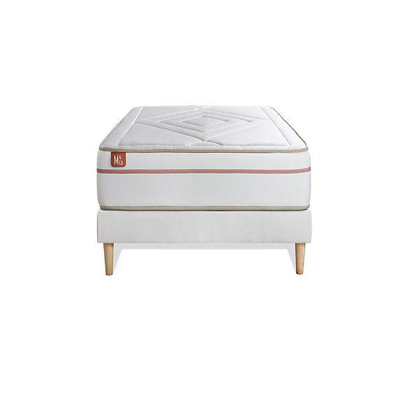 Ensemble Mémoire de forme de confort Equilibré avec sommier tapissier
