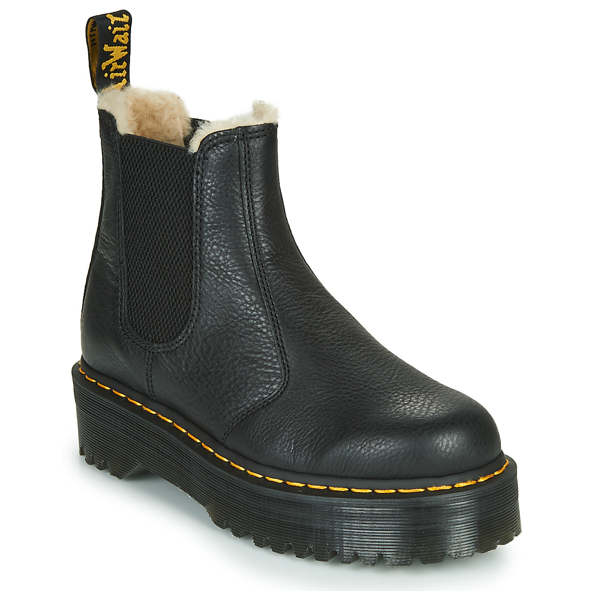 Dr. Martens - 2976 QUAD FL BLACK PISA - Black
