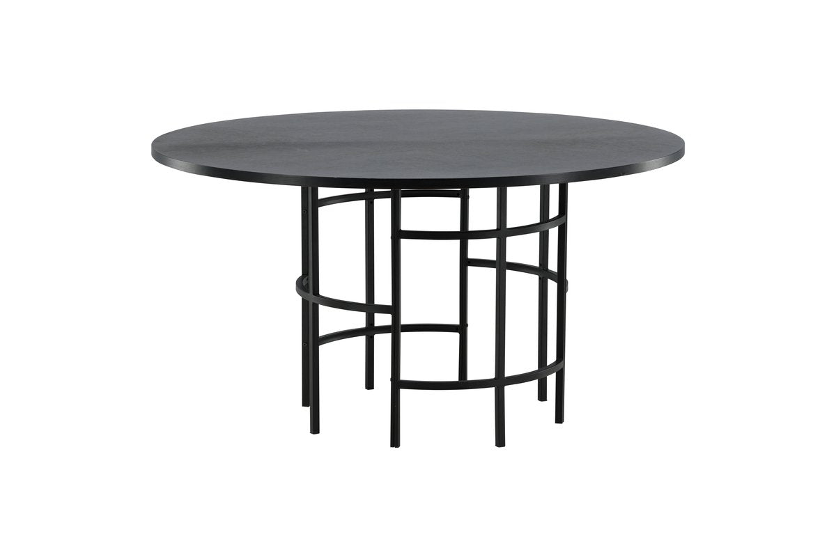 Rebellenclub Eetkamertafel Mondello - ø140 cm - Zwart